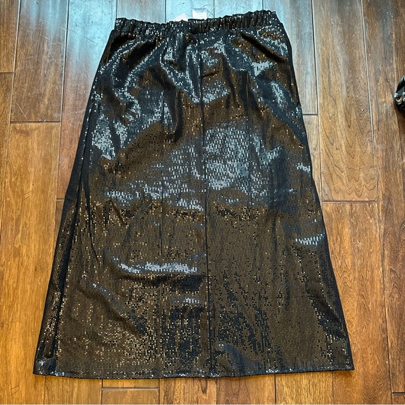 Serra Ladies Black Sequin Skirt NWT - Picture 6 of 7